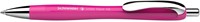 Schneider balpen Slider Rave, extra breed, blauwe inkt, power pink