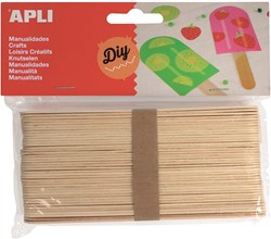 Apli jumbo houten sticks, blister met 40 stuks