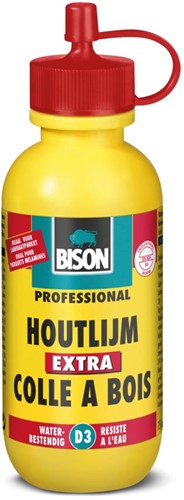 Bison houtlijm topspeed, flacon van 75 ml, extra wit