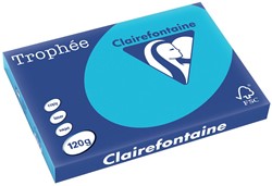 Clairefontaine Trophée Intens, gekleurd papier, A3, 120 g, 250 vel, koningsblauw