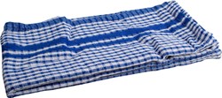 Handdoek, ft 50 x 70 cm, gewafeld, blauw, pak van 3 stuks