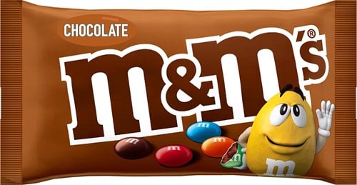 M&M'S choco, zakje van 45 g, pak van 24 stuks