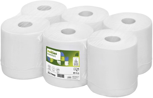 Handdoekrol Satino PT1 Comfort 2-laags 150m wit 317940