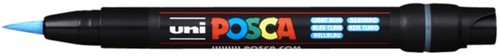 Paintmarker Uni POSCA PCF350 Brush 1-10mm lichtblauw