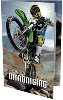 Uitnodiging Motorcross 9x14cm