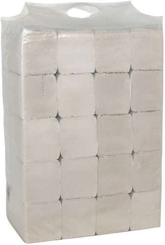 Handdoek z-vouw 2-laags 240x230mm 20x190vel wit-2