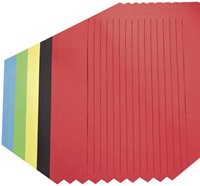 Vlechtpapier Folia 130gr 35x50cm 10 vel assorti kleuren-2