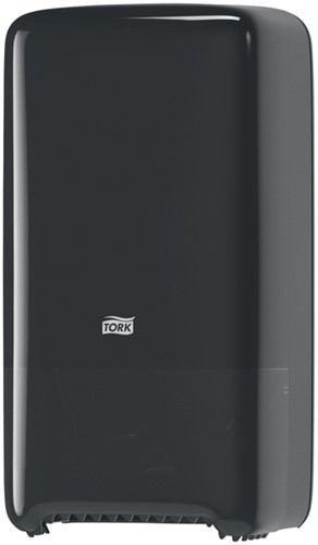 Toiletpapierdispenser Tork T6 Elevation medium duo zwart 557508-3