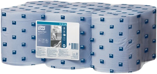 Poetspapier Tork M2 Advanced 1-laags 320m blauw 128208-3