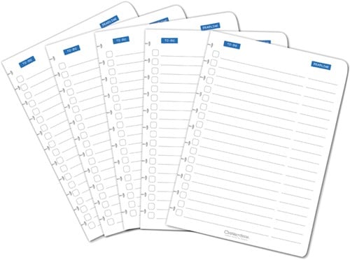 Uitbreidingsset Correctbook A4 to-do 5 bladen
