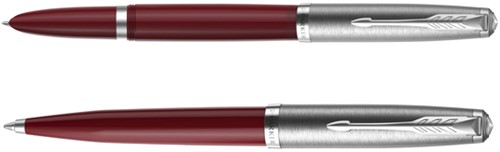 Balpen Parker 51 burgundy CT medium-2