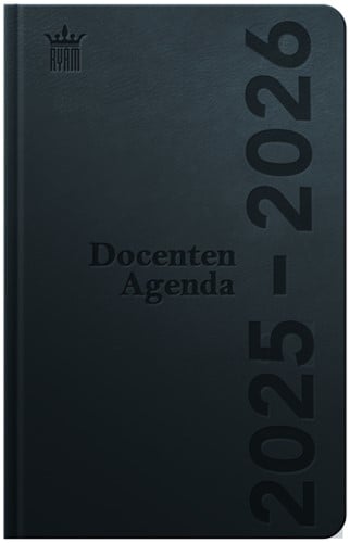 Schoolagenda 2025-2026 Ryam docent DeLuxe 7dagen/2pagina's zwart