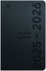 Schoolagenda 2025-2026 Ryam Studie DeLuxe 7dagen/2pagina's zwart
