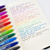 Rollerpen PILOT friXion medium zwart blister à 1 stuk-3