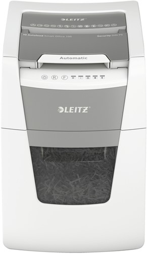 Papiervernietiger Leitz IQ Auto+ Small Office 100 P5 snippers 2x15mm