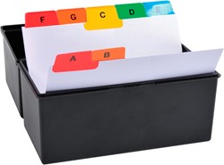 Exacompta tabbladen voor systeemkaartenbakken, 25 tabs, ft A7