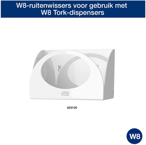 Reinigingsdoek Tork W8 Premium 1-laags 40 vel geel 194650-2