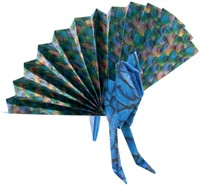 Vouwblaadjes Folia 80gr 15x15cm 50 vel 2-zijdig 10 wildlife designs-3