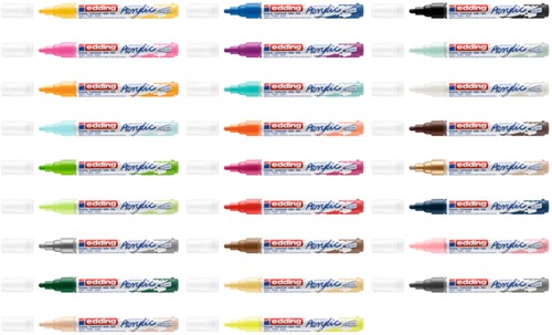 Acrylmarker edding e-5100 medium gentiaanblauw-3