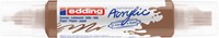 Acrylmarker edding e-5400 3D double liner hazelnoot-1