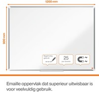 Whiteboard Nobo Premium Plus 90x120cm emaille-2
