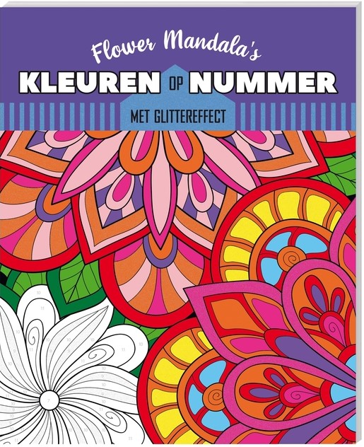 Gunst teksten Beweging Kleurboek Interstat kleuren op nummer Flower Mandala's  One-Stop-Office-Shop.nl