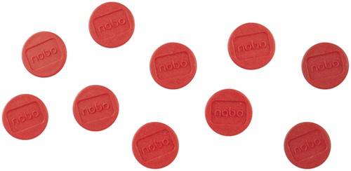 Magneet Nobo 13mm rood 10 stuks-3