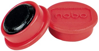 Magneet Nobo 13mm rood 10 stuks-2