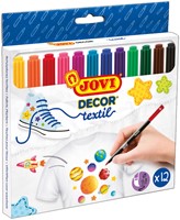 Textielstift Jovi assorti set à 12 stuks-2