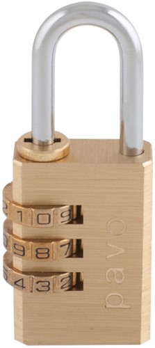 Hangslot Pavo met cijferslot 41x28x12mm-2