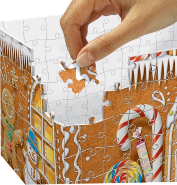 commentator vis Uitrusten 3D puzzel Ravensburger Kerst Gingerbread House Night Edition 216 stukjes  One-Stop-Office-Shop.nl