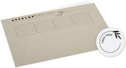 Vouwmap Djois Tree-Free A4 gelijk 226gr beige