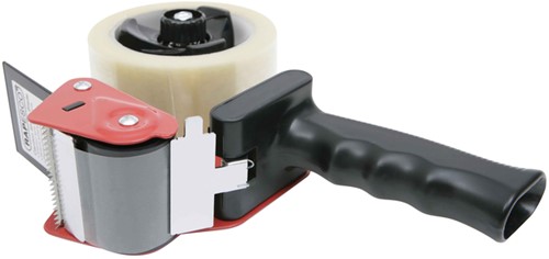 Verpakkingstape dispenser Rapesco Germ-Savvy 960 antibacterieel zwart