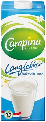 Melk Campina LangLekker halfvol 1 liter