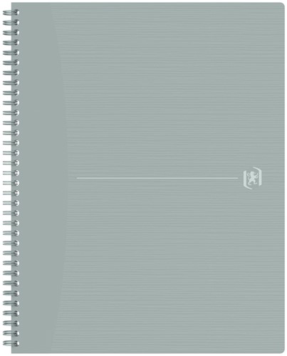 Spiraalblok Oxford Origin A4+ lijn 140 pagina's 80gr grijs