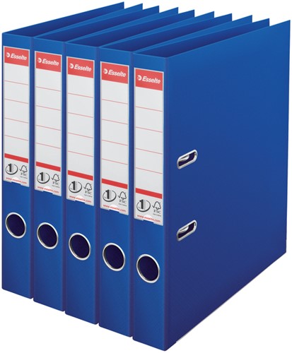 Ordner Esselte No 1 Power PP 50 mm blauw 5 stuks