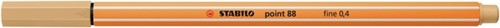 Fineliner STABILO point 88/88 fijn licht oker-2