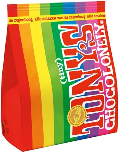 Chocolade Tony's Chocolonely tiny mix zak 135gr