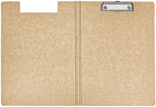 Klembordmap MAULbalance A4 staand sterk 3mm karton met houtstructuur-2