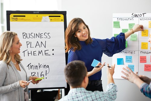 Memoblok Post-it 654 Super Sticky 76x76mm roze 90 vel-3