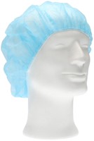 Haarnet CMT bouffant non-woven M 50cm PP blauw 100 stuks-2