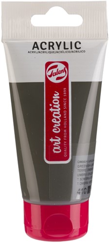 Acrylverf Talens Art Creation 410 omber groenachtig tube à 75ml