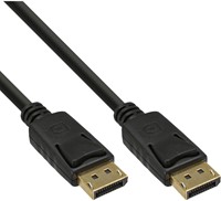 Kabel inLine displayport 4K60HZ M-M 1,5 meter zwart