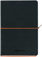 Notitieboek Aurora Tesoro A5 192blz lijn 80gr oranje