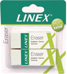 Linex gum, wit, blister van 2 stuks