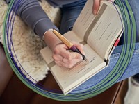 Vulpen STABILO Grow medium bosbesblauw/beuken-2