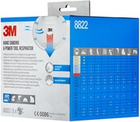 Stofmasker 3M voor schuren 8822 FFP2 met ventiel 5 stuks-3