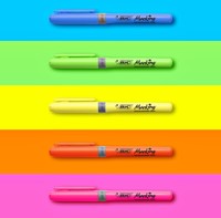 Markeerstift Bic grip Highlight your life assorti blik à 15 stuks-2