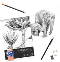 Tekenblok Oxford Sketching A4 50 vel 120 gram-1