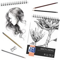 Tekenblok Oxford Sketching A3 50 vel 120 gram spiraal-2
